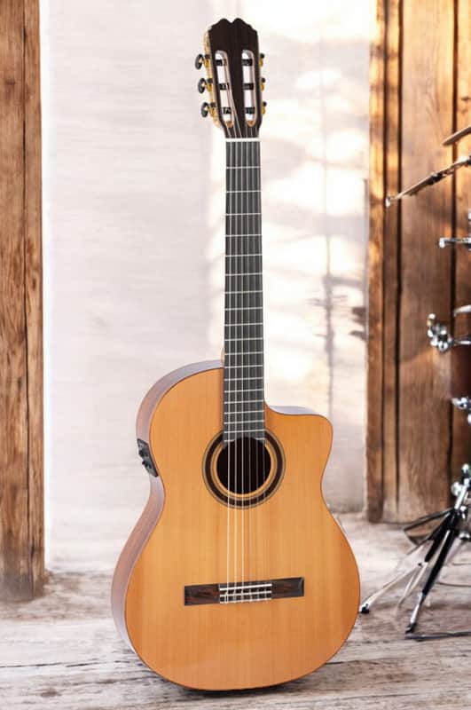 Admira Granada ECTF cutaway electrified classical thin body with solid cedar top image 1