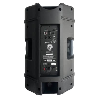 (2) PSG Audio Cobra 15" 1600 Watt, (2)PSG Audio CHAOS 18 2400 Watts Sub, (2) Poles, (4) XLR Cables Bundle image 5