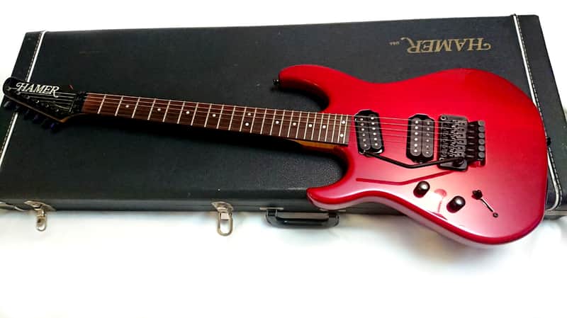 HAMER USA Diablo Left Handed in Transparent Cherry Red 1993 image 1