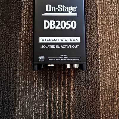 On-Stage DB2050 Active Multi-Media DI Box 2010s - Black image 2