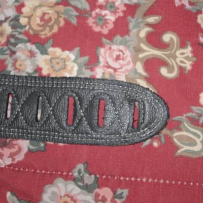 new old stock (no tags) near A+ Perri’s Leathers Ltd BM2DS Guitar Strap, 2" Reversible Black / Gray Italian Premium Leather Guitar Strap, with white double stitching, entire strap is leather padded, Adjustable Length from 42" to 56" image 19