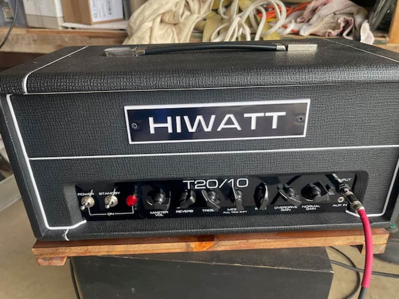 Hiwatt T20/10 2-Channel 20-Watt Guitar Amp Head 2019 - Present - Black image 1