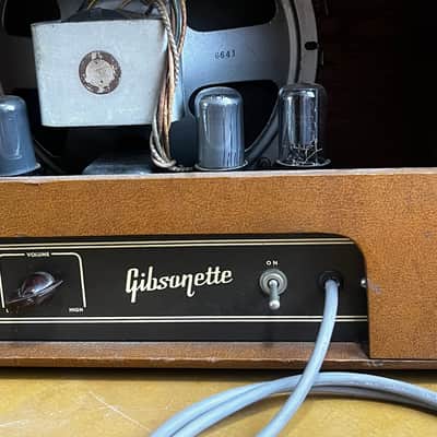 1950s Gibson GA-8 Gibsonette Tube Amplifier | Serviced | Original Jensen Speaker | Vintage USA image 4