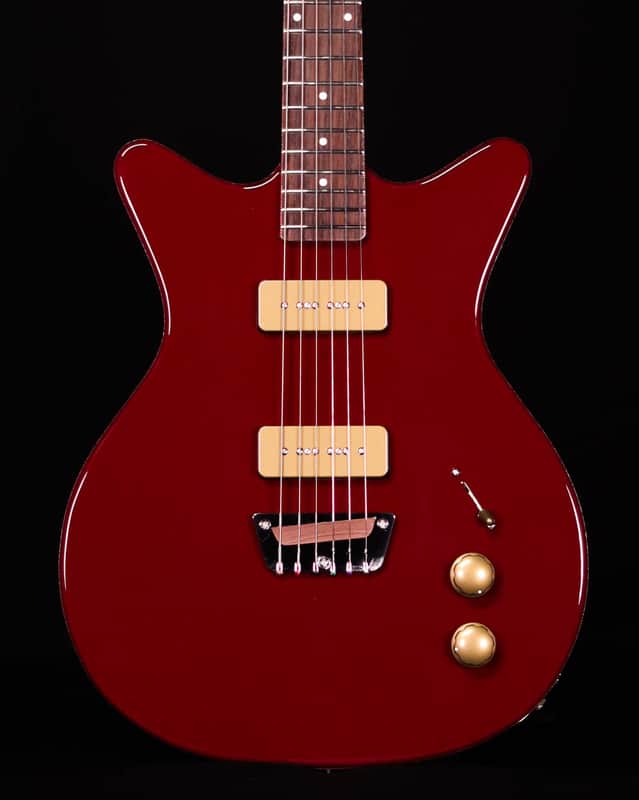 Danelectro Dan O. Mano Electric Guitar, Maroon image 1