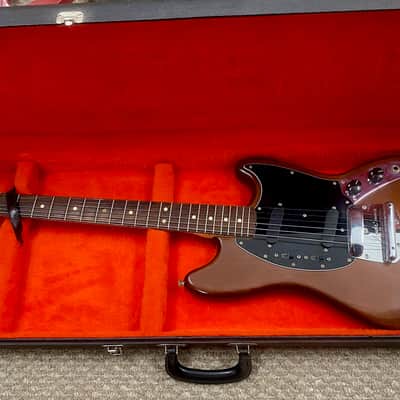 1975 Fender Mustang with Rosewood Fretboard - Walnut (Mocha) image 12