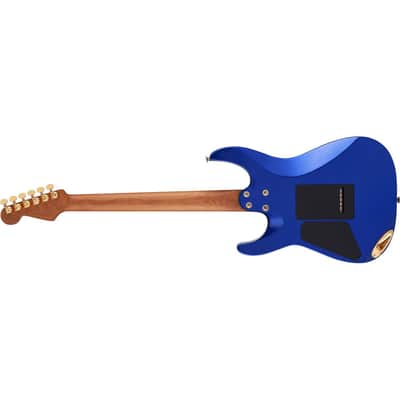 Immagine Charvel Pro-Mod DK24 HSH 2PT CM Electric Guitar, Caramelized Maple Fingerboard, Mystic Blue - 12