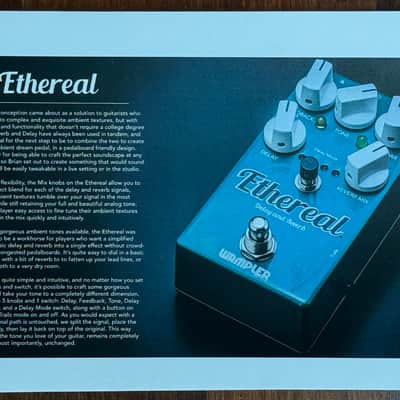 Wampler Ethereal Pedal - Reverb and Delay, wie neu, 3 Betriebsstunden Bild 3