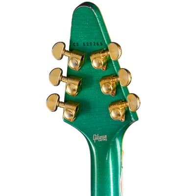 NEW! Gibson Custom Flying V Custom - Teal Sparkle Murphy Lab Heavy Aged - 2026 Custom Collection - Limited Edition - Authorized Dealer - Pre-Order image 6