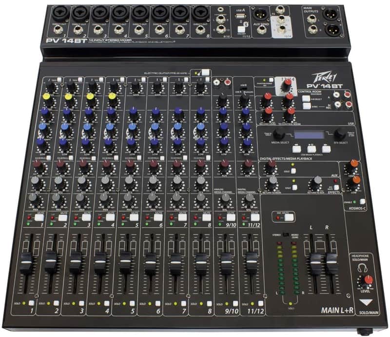 Peavey PV 14 BT 14 Channel Compact Mixer with Bluetooth image 1