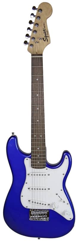 Fender Squier 3/4-Size Kids Mini Strat Electric Guitar - Imperial Blue image 1