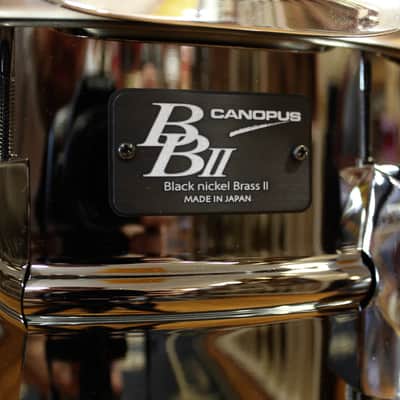 Canopus Black Nickel 6.5x14 Brass II Snare Drum image 4