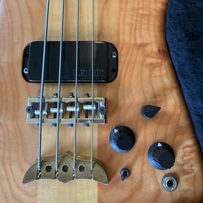 Alembic Spoiler Exploiter 4 string Bass guitar 1984 - Maple w OHSC image 13