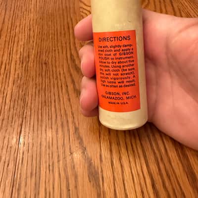 Gibson Vintage Gibson Guitar Polish Circa 1960's Case Candy for Collectors 1960’s image 2