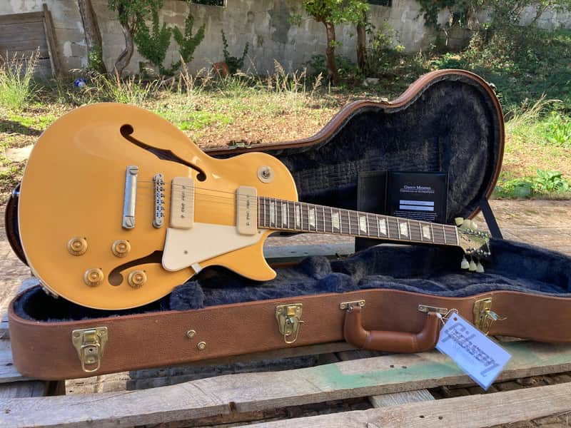 Gibson Memphis ES-Les Paul P-90 Goldtop VOS | Reverb