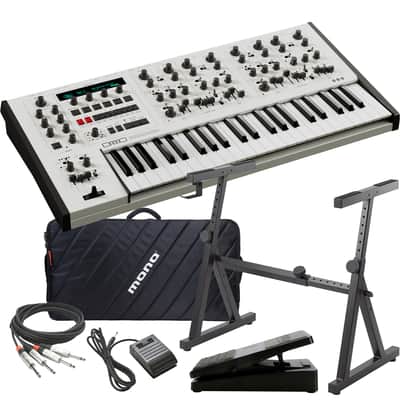UDO Audio DMNO 8-Voice Polyphonic Keyboard Synthesizer - White STAGE RIG [Pre-Order] image 1