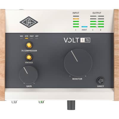 Universal Audio Volt 176 Portable 1x2 USB Type-C Audio/MIDI Interface with Built-In Compressor image 4