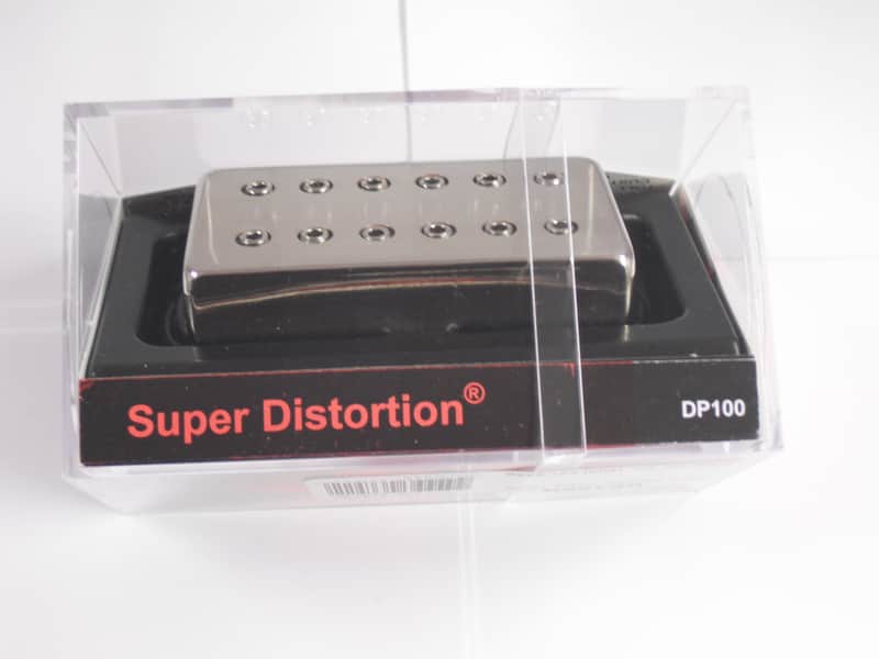 DiMarzio Regular Spaced Super Distortion Bridge Humbucker W/Nickel Cover DP-100 image 1