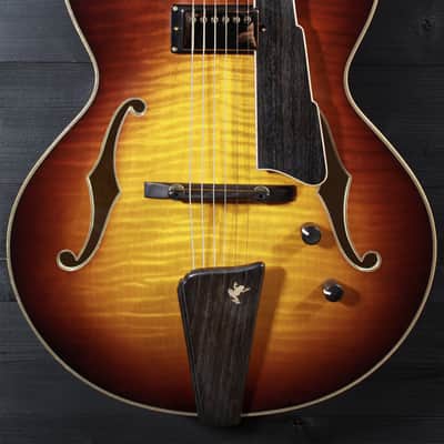 Eastman AR480CE John Pisano 30th Anniversary Archtop Electric Guitar Sunburst image 4
