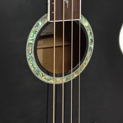 Michael Kelly Dragonfly 4 Fretless Acoustic-Electric Bass Guitar - Smoke Burst image 3