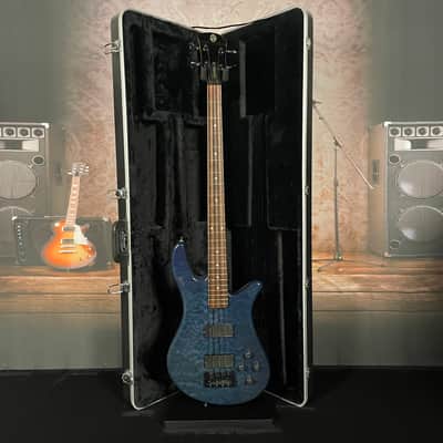 Spector Q4 Pro 2001 Trans Blue Maple Top image 1