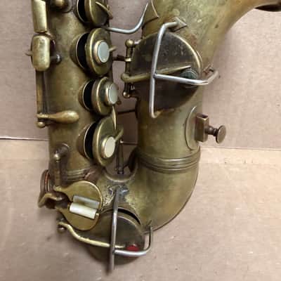 Vintage 1914 Conn Elkhart Soprano Saxophone w/ Case - Fair Condition image 5