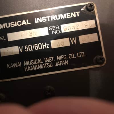 Kawai P135 Digital Piano w/72 weighted keys(local pickup only) image 6