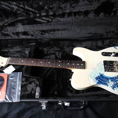 *NEW IN BOX* Fender Japan Art Canvas Esquire "The Great Wave Off Kanagawa" Hokusai - Limited Edition Fender Flagship Tokyo image 1