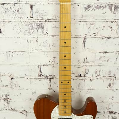 1980s MIJ Fender Telecaster Thinline Mahogany Body Semi-Hollow Electric Guitar image 3