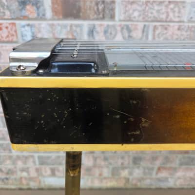 Vintage 1953 Gibson Grande Console Double Neck, Double Eight Steel Guitar w/ Original Legs, Hardshell Case! image 10