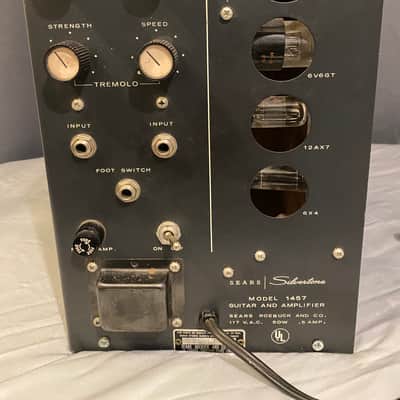Silvertone TUBE AMP 1457 (no case or guitar) 1960's image 1