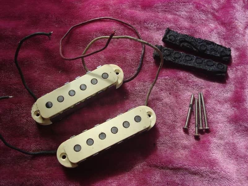 Vintage 1960's Pre-CBS Fender Jaguar Pickup Set 1963 1964 1962 Guitar Pickups RARE image 1