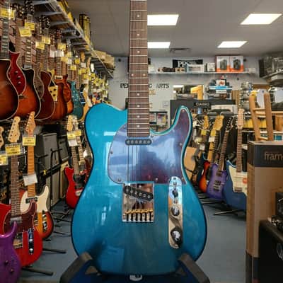 G&L Tribute ASAT Classic Electric Guitar - Emerald Blue image 3