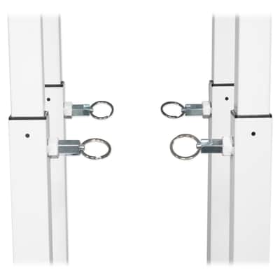 (1) Rockville White Adjustable Totem Speaker Stand For Rockville BPA12 image 6