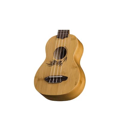 Luna Bamboo Soprano Ukulele w/Gigbag image 2