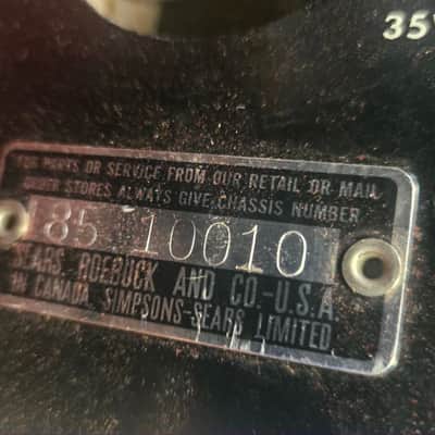 Silvertone 1448 Guitar and Amplifier 1962-1967 image 10