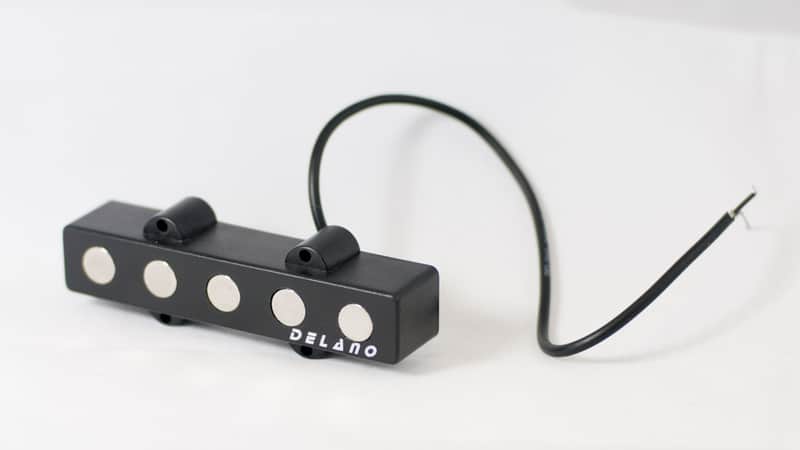 Delano JMVC5 FE/M2 5 String Jazz L Size Split Coil Long Neck Pickup image 1