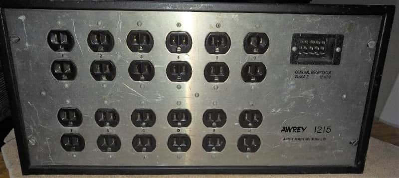 Awrey Lighting System AC Box 1970's Black image 1