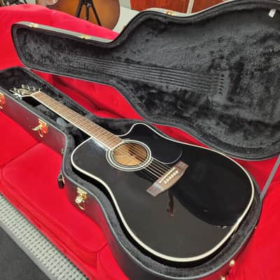 Takamine  EF341CE Acoustic Electric With Case  Black 1999 image 1