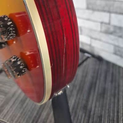 Harmony H-90 1970's Les Paul lawsuit era - Red Cherry Burst image 7