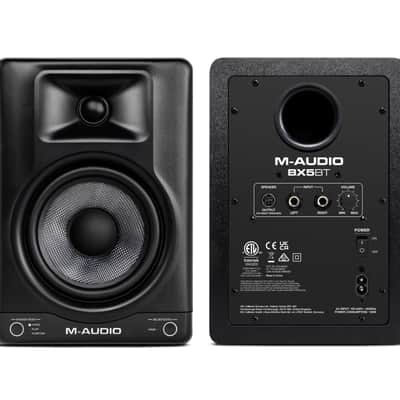 M-Audio "BX5 BT" Compact DSP-Enhanced, Powered Desktop Studio Monitors (Pair) with Bluetooth and App Control image 5