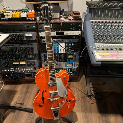 Gretsch electromatic Hollow Body 2004 - orange image 3