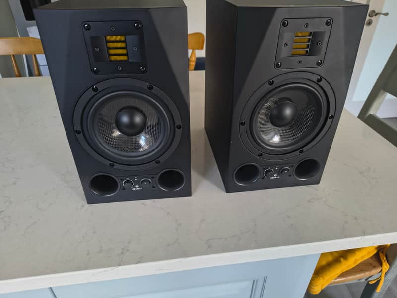 ADAM Audio A7X Active Nearfield Monitors (Pair) 2010s - Black image 1
