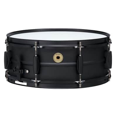 TAMA BST1455BK Metalworks Black Steel 14x55Zoll Snaredrum matte black image 1