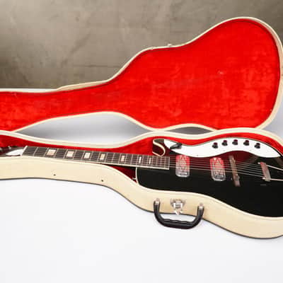 1962 Silvertone Stratotone Jupiter 1423 w/ Original Case #57374 image 3