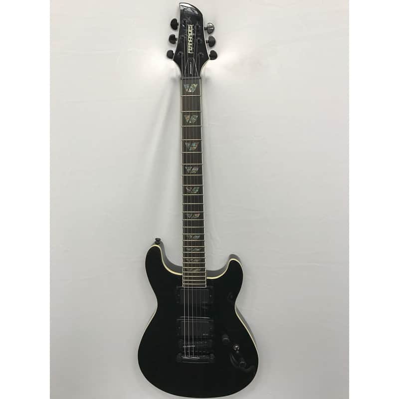 Fernandes Dragonfly Deluxe Electric Guitar - Black | Reverb