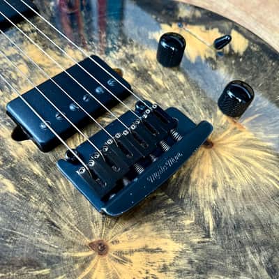 Ernie Ball Music Man BFR Axis Super Sport 2018 Buckeye Burl image 8