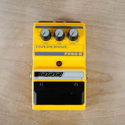 DOD Overdrive Plus FX50B 1986 Yellow Made in USA image 2