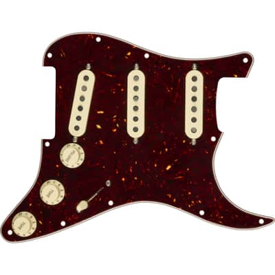 Fender Pre-Wired Strat Pickguard Custom '69 SSS (Tortoise Shell) - Single Coil Pickup for Guitars image 1