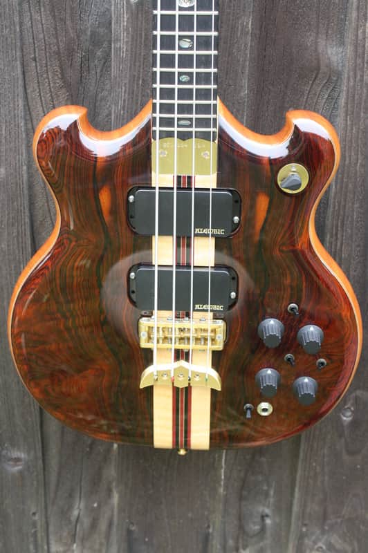 New Alembic Stanley Clarke Retro Deluxe Custom Bass-Cocobolo Tons Of Upgrade Options! image 1