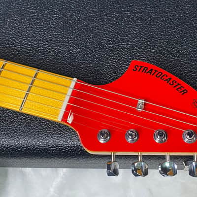 NEW! Fender Custom Shop Special Run '69 Stratocaster NOS Finish - Handwound P/U's - Ferrari Red - Reverse Matching Headstock - 8 lbs - Authorized Dealer - One OFF! SUPRE RARE! G06974 image 6